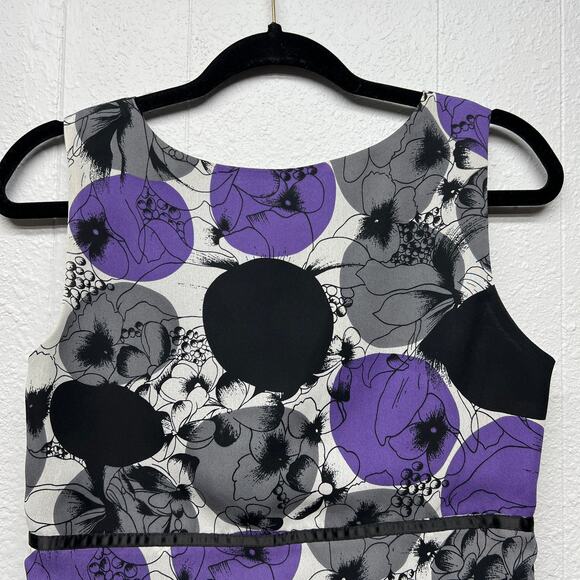 Nine West Floral Top Womens 4 Career Office Workwear Formal Party Cocktail Event - Picture 6 of 10